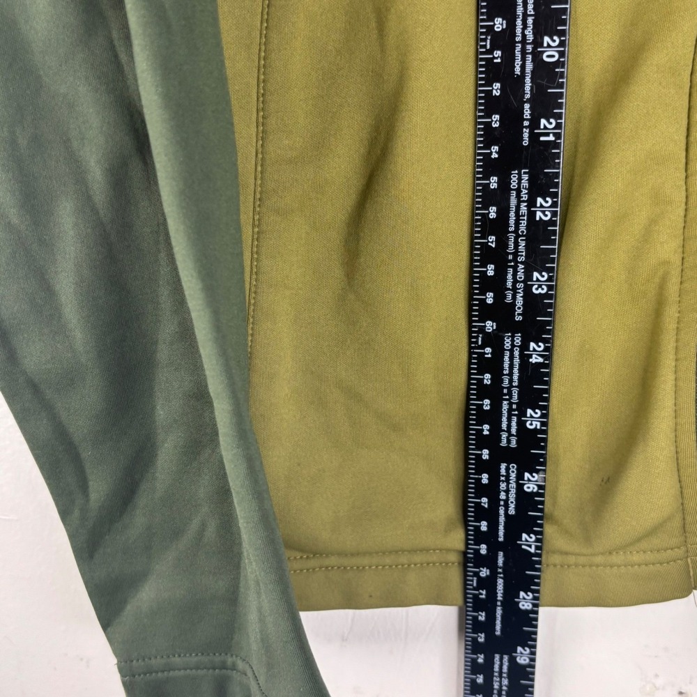 Columbia Jacket Omni-Wick Full Zip Mens Large Green Polyester Fleece AM6672 - Picture 10 of 11